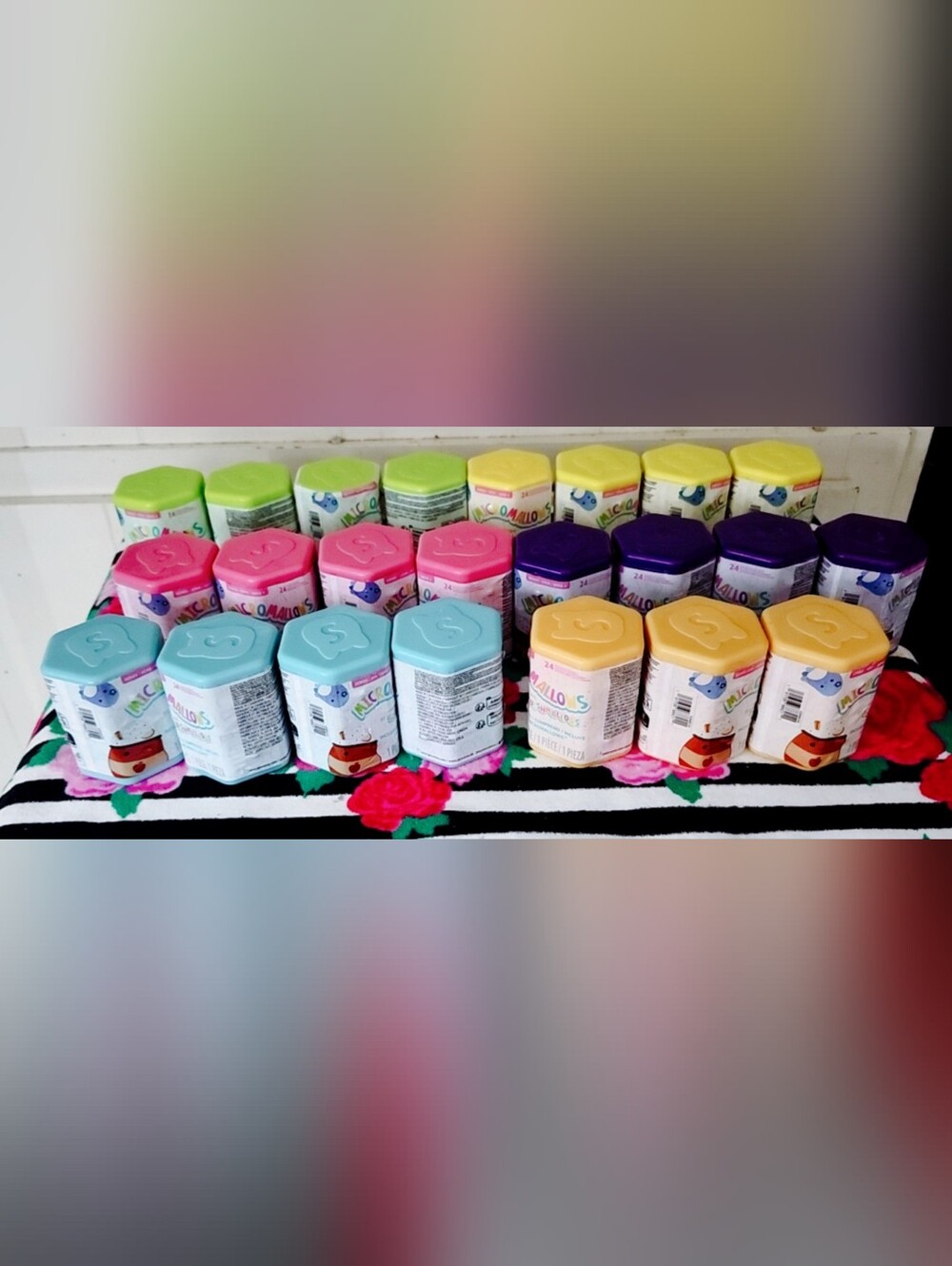 Squishmallows Micromallows blind capsules.